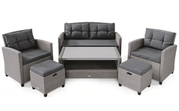 Комплект садовой мебели Di Volio Firenze Серый-5