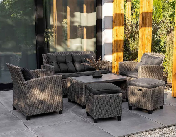 Комплект садовой мебели Di Volio Firenze Серый-3