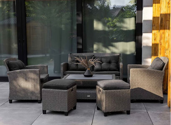 Комплект садовой мебели Di Volio Firenze Серый-4