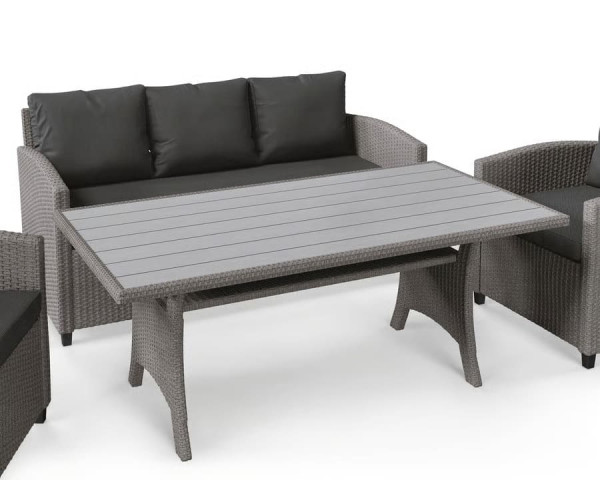 Комплект садових меблів Di Volio Genova Сірий/графіт-6