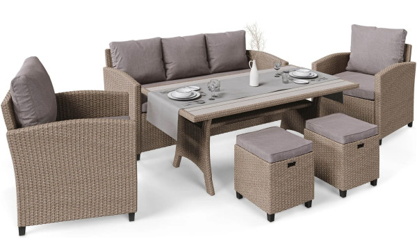 Комплект садовой мебели Di Volio Genova Бежевый-6