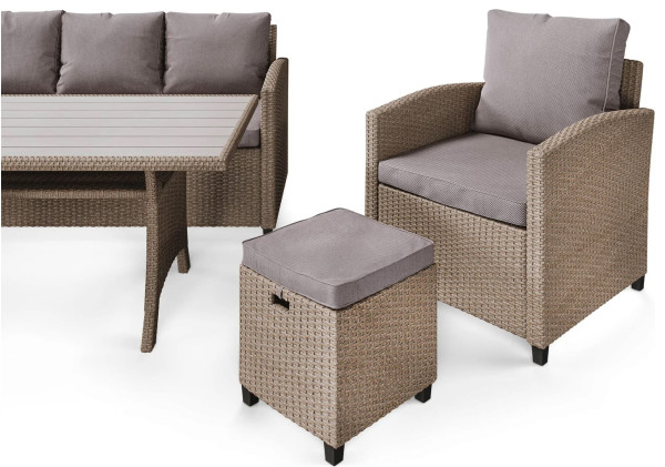 Комплект садовой мебели Di Volio Genova Бежевый-8