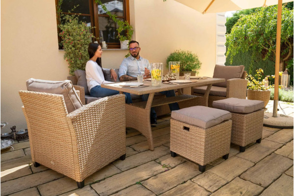 Комплект садовой мебели Di Volio Genova Бежевый-1