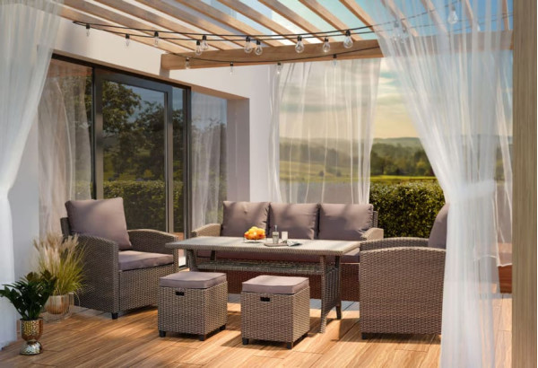 Комплект садовой мебели Di Volio Genova Бежевый-3