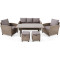 Комплект садовой мебели Di Volio Genova Бежевый-5-thumb