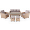 Комплект садовой мебели Di Volio Genova Бежевый-4-thumb
