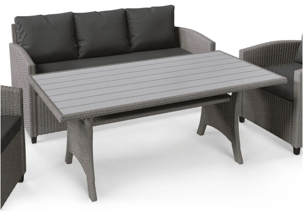 Комплект садових меблів Di Volio Genova Сірий/графіт-16