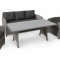 Комплект садових меблів Di Volio Genova Сірий/графіт-16-thumb