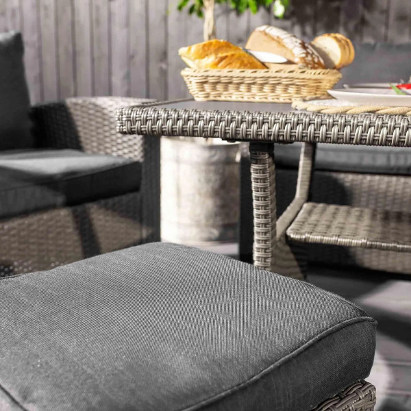 Комплект садових меблів Di Volio Genova Сірий/графіт-12