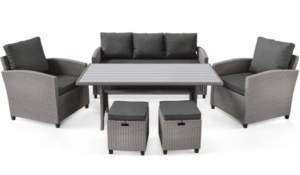 Комплект садових меблів Di Volio Genova Сірий/графіт-14