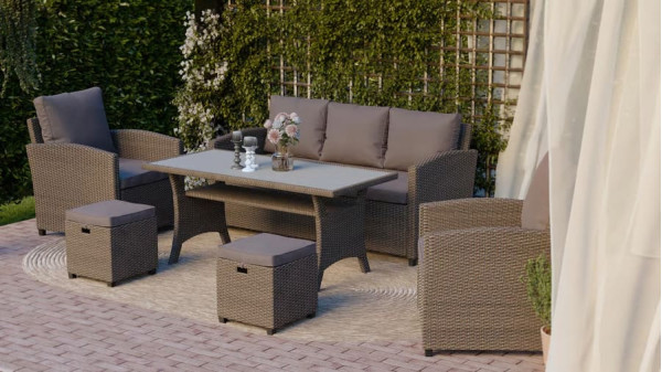 Комплект садовой мебели Di Volio Genova Бежевый-2