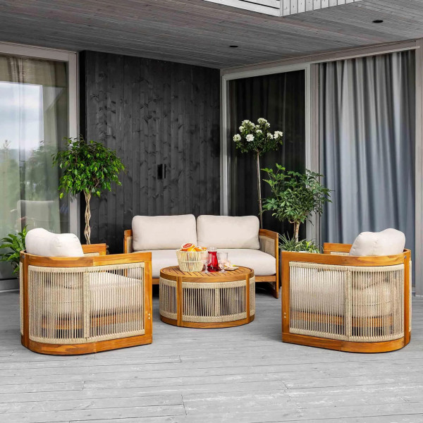 Комплект садовой мебели Di Volio Groseto Бежевый-0