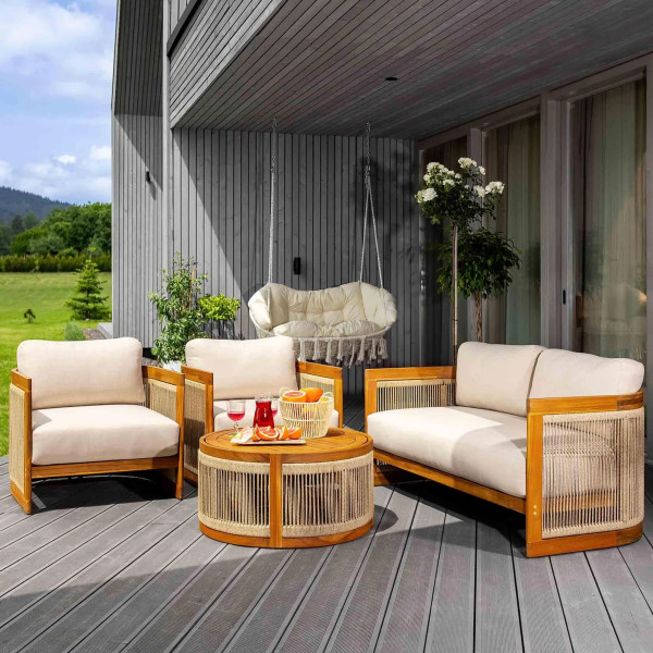 Комплект садовой мебели Di Volio Groseto Бежевый-3