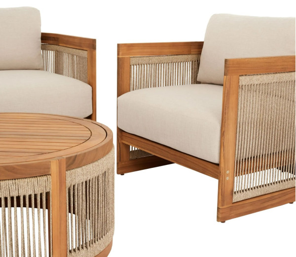 Комплект садовой мебели Di Volio Groseto Бежевый-19