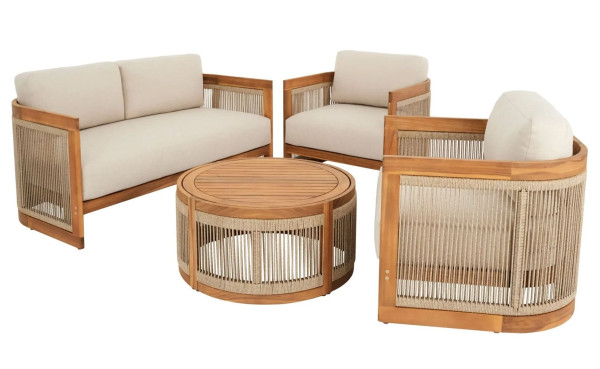 Комплект садовой мебели Di Volio Groseto Бежевый-16