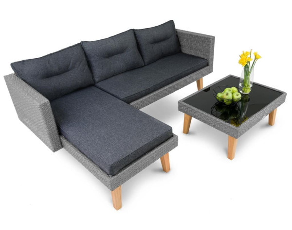 Комплект садових меблів Di Volio Imola Графітовий-4