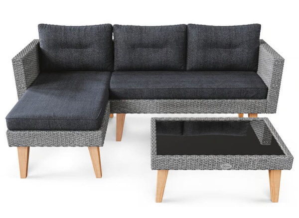 Комплект садових меблів Di Volio Imola Графітовий-3