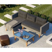 Комплект садових меблів Di Volio Imola Графітовий