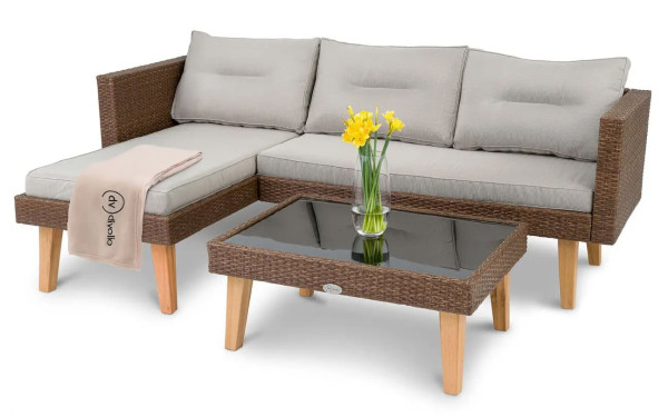 Комплект садових меблів Di Volio Imola Коричневий-4