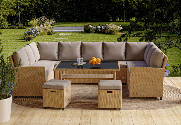 Комплект садовой мебели Di Volio Livorno Бежевый/серый-2