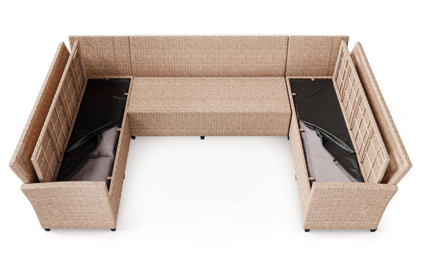 Комплект садовой мебели Di Volio Livorno Бежевый/серый-10