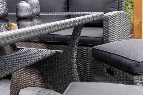 Комплект садовой мебели Di Volio Livorno Серый/графит-10