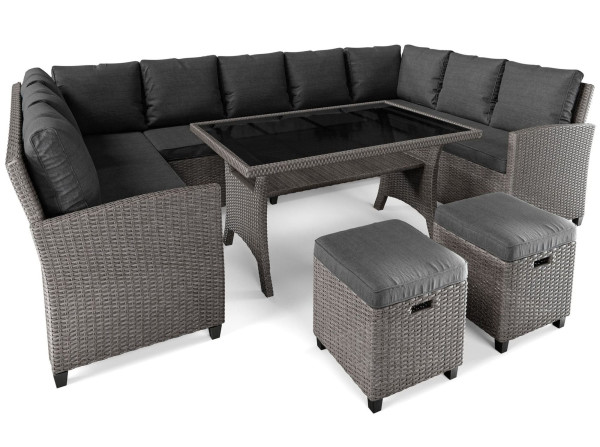 Комплект садовой мебели Di Volio Livorno Серый/графит-7