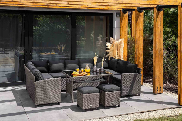 Комплект садовой мебели Di Volio Livorno Серый/графит-2