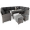 Комплект садовой мебели Di Volio Livorno Серый/графит-6-thumb