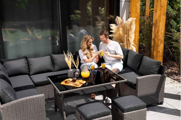 Комплект садовой мебели Di Volio Livorno Серый/графит-4