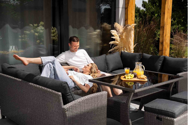 Комплект садовой мебели Di Volio Livorno Серый/графит-5