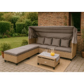 Модульний комплект садових меблів Di Volio Luca Бежевий/сірий
