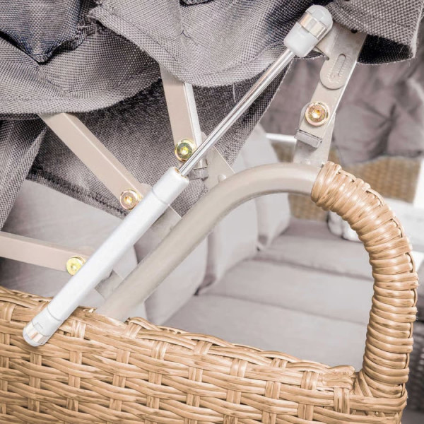 Модульный комплект садовой мебели Di Volio Luca Бежевый/серый-11