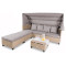 Модульный комплект садовой мебели Di Volio Luca Бежевый/серый-5-thumb