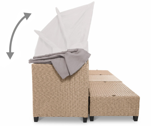 Модульный комплект садовой мебели Di Volio Luca Бежевый/серый-8