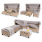 Модульный комплект садовой мебели Di Volio Luca Бежевый/серый-7-thumb