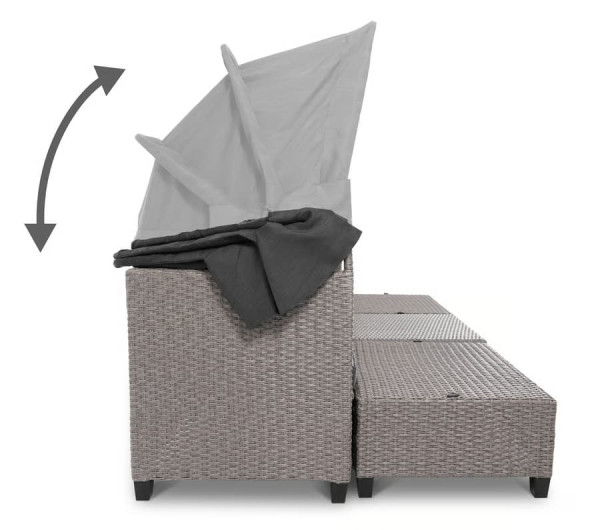 Модульный комплект садовой мебели Di Volio Luca Серый/графит-11