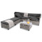 Модульный комплект садовой мебели Di Volio Luca Серый/графит-10-thumb