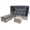 Модульный комплект садовой мебели Di Volio Luca Серый/графит-3-thumb