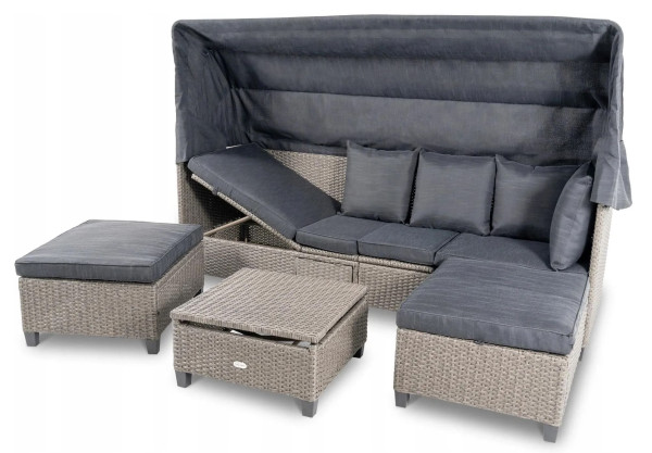 Модульный комплект садовой мебели Di Volio Luca Серый/графит-6