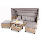 Модульный комплект садовой мебели Di Volio Luca Бежевый/серый