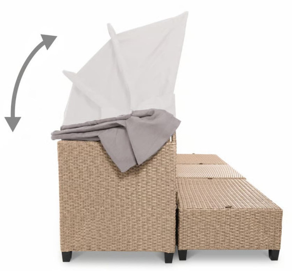 Модульный комплект садовой мебели Di Volio Luca Бежевый/серый-7