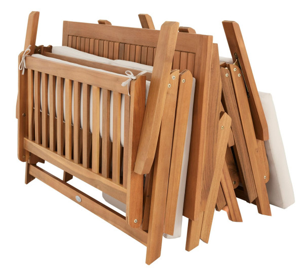 Комплект садових меблів Di Volio Lusiano Коричневий/беж-14