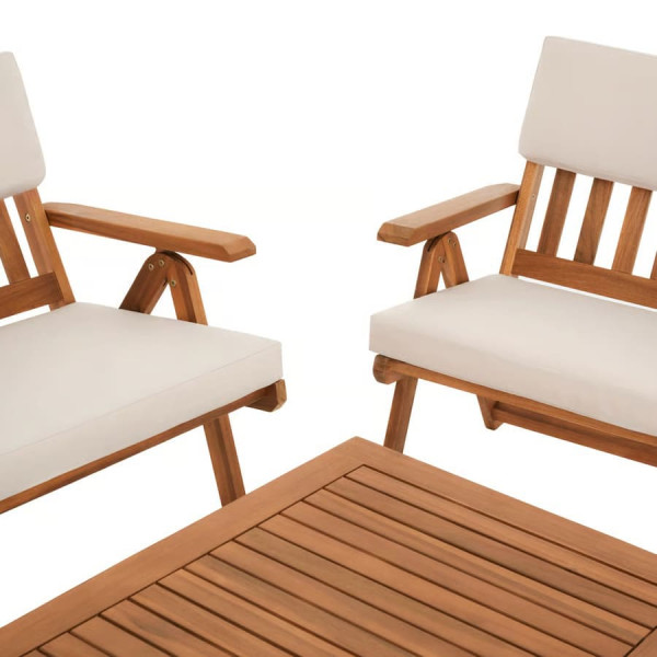 Комплект садовой мебели Di Volio Lusiano Коричневый/беж-4