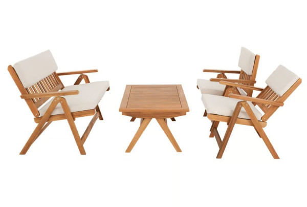 Комплект садовой мебели Di Volio Lusiano Коричневый/беж-2