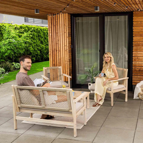 Комплект садових меблів Di Volio Marata Бежевий-8