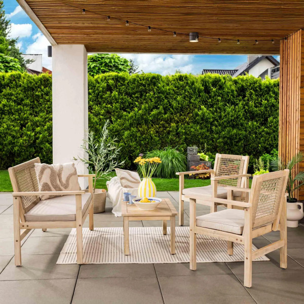 Комплект садових меблів Di Volio Marata Бежевий-2