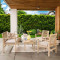 Комплект садових меблів Di Volio Marata Бежевий-2-thumb