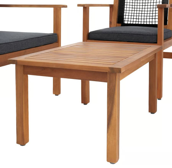 Комплект садових меблів Di Volio Marata Чорний/коричневий-17