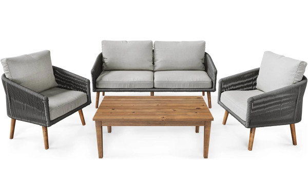 Комплект садових меблів Di Volio Matera Сірий-7